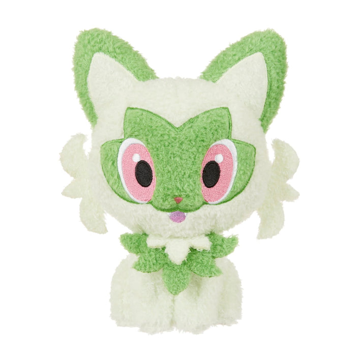 Sekiguchi Pokemon Mokomoko Petit Sprigatito Plush Doll 672158 H21xW17xD17.5cm_1
