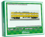 GREENMAX N gauge J.N.R. 103 AC Car Yellow Add SAHA 2-Car Pre-Colored Kit 18032_1