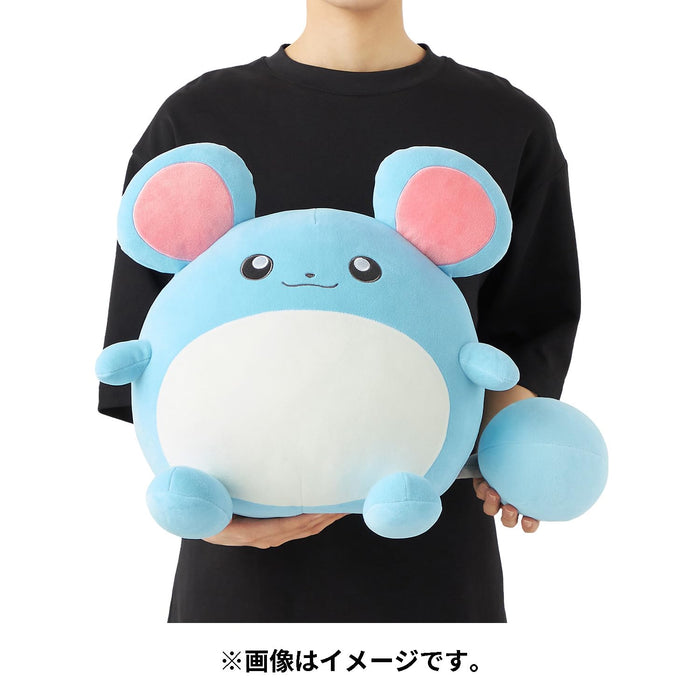 Pokemon Center Original Motchiri Plush Doll Marill H37xW38x59cm Polyester NEW_5