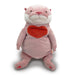 Shinada Global Mochi-Kawauso Otter Heart Pink L Plush 22x22x30cm MOKW-0400HP NEW_1