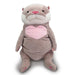Shinada Global Mochi-Kawauso Otter Heart Gray L Plush 22x22x30cm MOKW-0400HG NEW_1