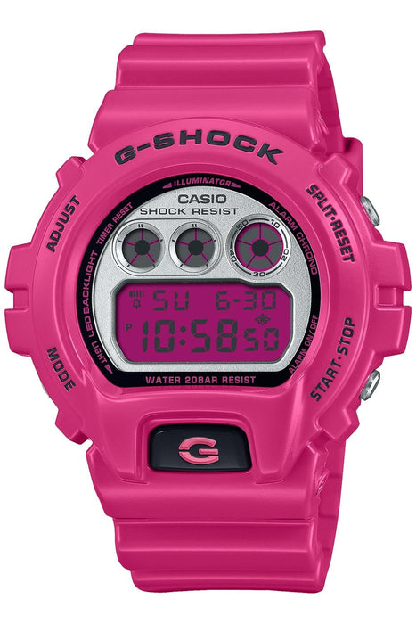 CASIO DW-6900RCS-4JF G-SHOCK CRAZY COLORS 2024 Digital Watch Pink Resin NEW_1