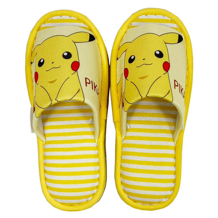 Nippon Slipper Pokemon Pikachu Women’s Room Shoes 24.0 cm 211626 Yellow NEW_1