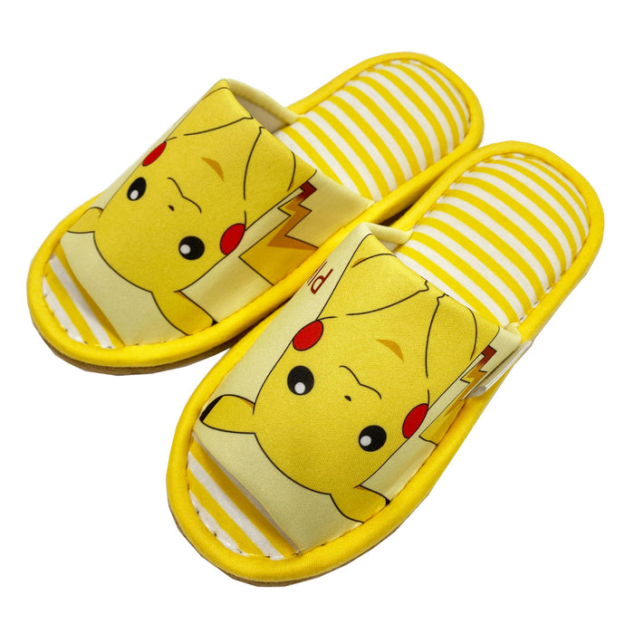 Nippon Slipper Pokemon Pikachu Women’s Room Shoes 24.0 cm 211626 Yellow NEW_2