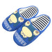 Nippon Slipper Pokemon Snorlax Women’s Room Shoes 24.0 cm 211528 Blue Polyester_2