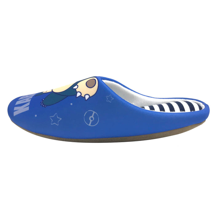 Nippon Slipper Pokemon Snorlax Women’s Room Shoes 24.0 cm 211528 Blue Polyester_3