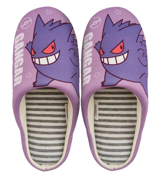 Nippon Slipper Pokemon Gengar Women’s Room Shoes 24.0 cm 211527 Purple Polyester_1