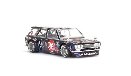 TSM 1/64 Datsun KAIDO 510 Wagon Hanami V3 Magic Purple Ltd/ed. RHD KHMG114 NEW_1