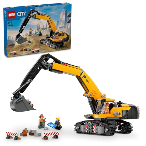 LEGO City Constraction Excavator 60420 633 piece ABS Multicolor Block Toy NEW_1
