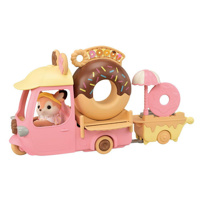 EPOCH Sylvanian Families Delivered to you! Delicious Donut Wagon Store Mi-93 NEW_1