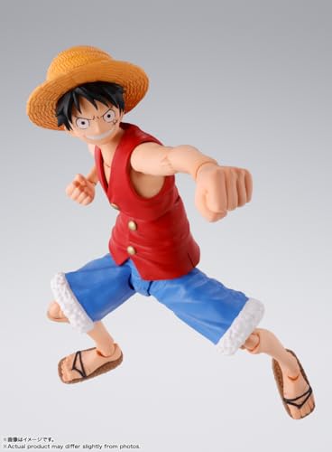 TAMASHII NATIONS S.H.Figuarts Monkey D. Luffy Romance Dawn Figure BAS66473 NEW_2