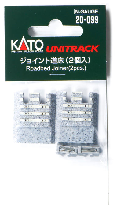 Kato N gauge Unitrack Roadbed Joiner Set of 2 20-099 Model Railroad Supplies NEW_2