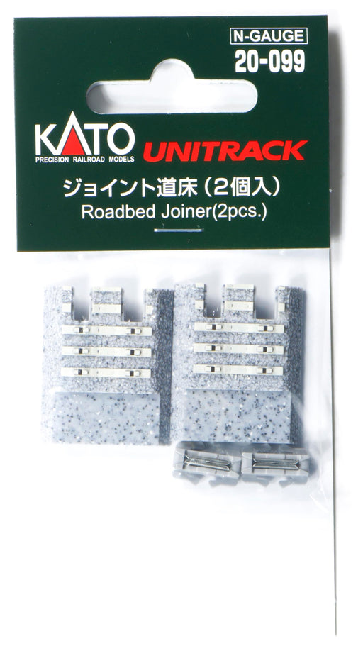 Kato N gauge Unitrack Roadbed Joiner Set of 2 20-099 Model Railroad Supplies NEW_2