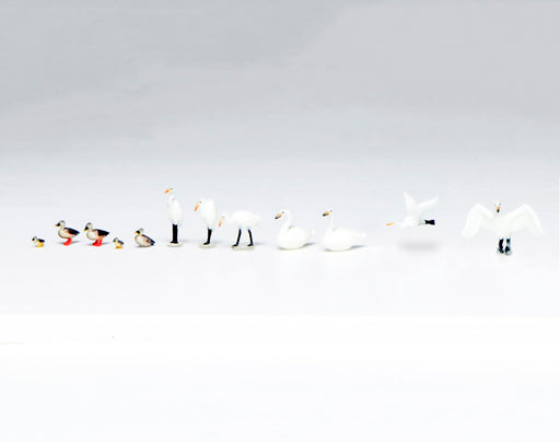 KATO 1/87 Mzudori WATERFOWL 6-606 Full Color 3D color Print Diorama Supplies NEW_2