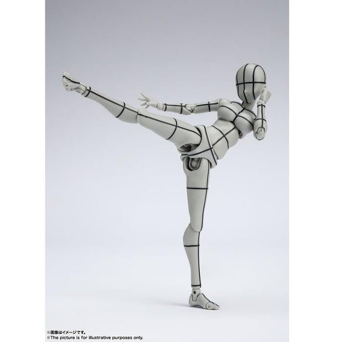 S.H.Figuarts Body-chan Kentaro Yabuki Edition Wire Frame Gray Color Ver. Figure_6