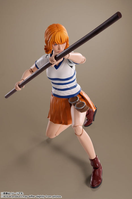 S.H.Figuarts Nami A Netflix Series: ONE PIECE 150mm Action Figure BAS66256 NEW_5