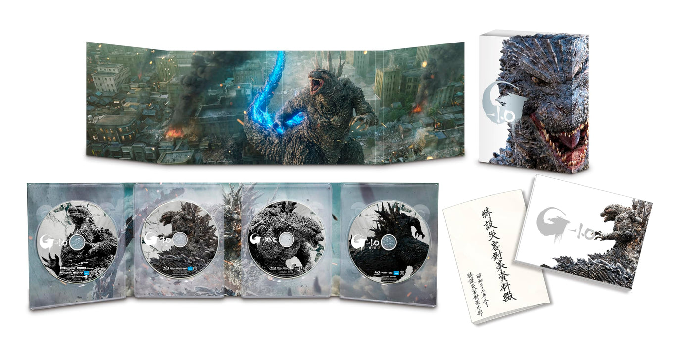 Godzilla Minus One -1.0 Deluxe Edition 4K Ultra HD Blu-ray w/Booklet TBR-34167D_1