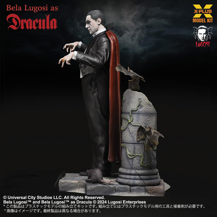 X-PLUS 1/8 Bela Lugosi as Dracula Not Painted Plastic Model Kit ‎411-200214CP_4