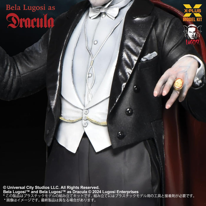 X-PLUS 1/8 Bela Lugosi as Dracula Not Painted Plastic Model Kit ‎411-200214CP_8