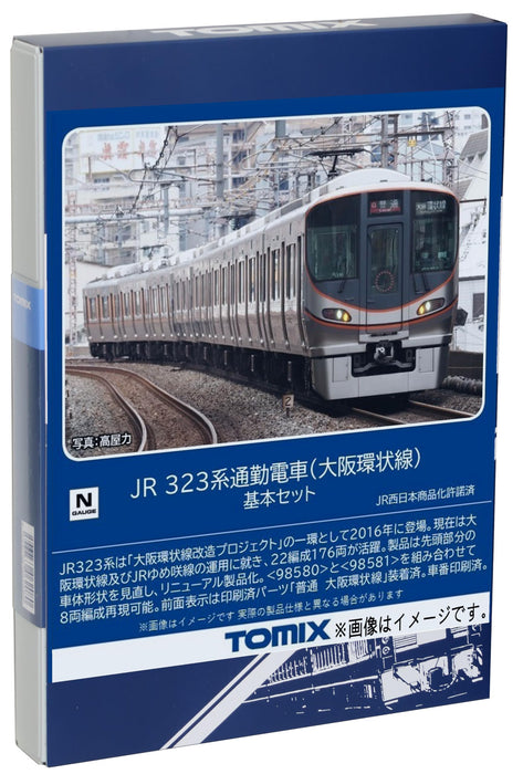 Tomix J.R. Commuter Train Series 323 Osaka Loop Line Standard Basic 4-Car 98580_1