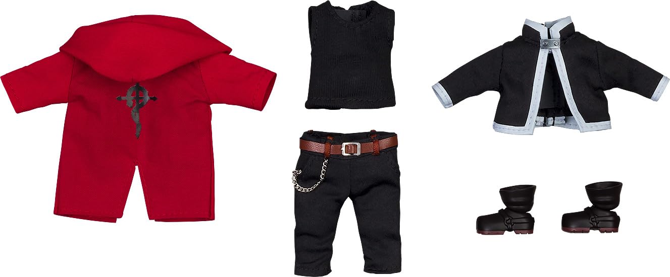 Nendoroid Doll Outfit Set: Edward Elric Fullmetal Alchemist: Brotherhood G19140_1