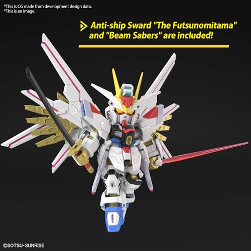 SD Gundam Cross Silhouette Mighty Strike Freedom Gundam Model Kit 2723582 NEW_5