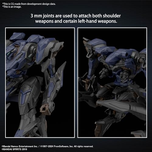 30MM ARMORED CORE VI FIRES OF RUBICON 40E Steel Haze Plastic Model Kit ‎2724574_8