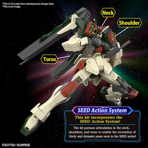 HG 1/144 Gundam SEED FREEDOM Lightning Buster Gundam Plastic Model Kit 2679247_4