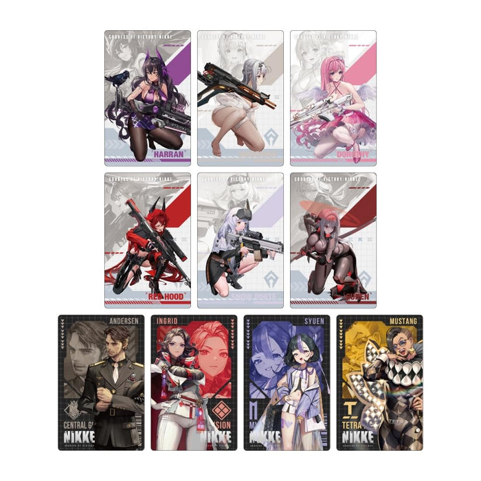 Goddess of Victory NIKKE Gun Girl Metal Card Collection Vol.2 x10P in BOX NEW_6