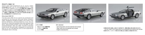 Aoshima 1/24 scale The Supercar No.21 '82 Delorean Plastic Model Kit DMC-12 NEW_8