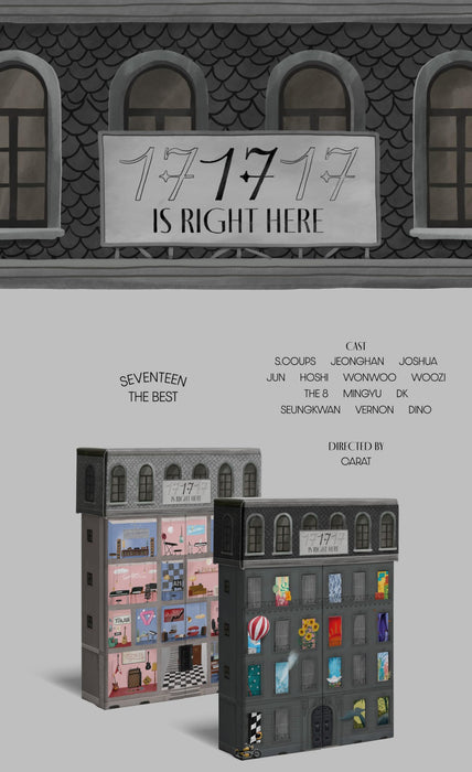 SEVENTEEN BEST ALBUM '17 IS RIGHT HERE' [CD] BOX Style Korea Edition PLD0380 NEW_2