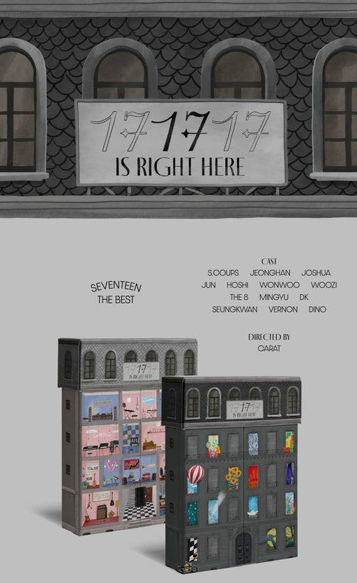 SEVENTEEN BEST ALBUM '17 IS RIGHT HERE' [CD] BOX Style Korea Edition PLD0380 NEW_2