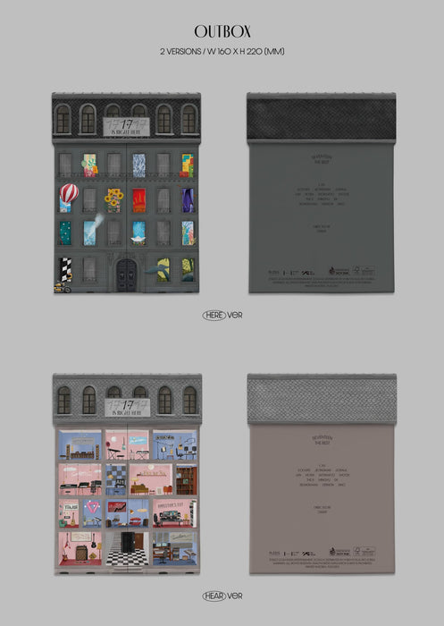 SEVENTEEN BEST ALBUM '17 IS RIGHT HERE' [CD] BOX Style Korea Edition PLD0380 NEW_3