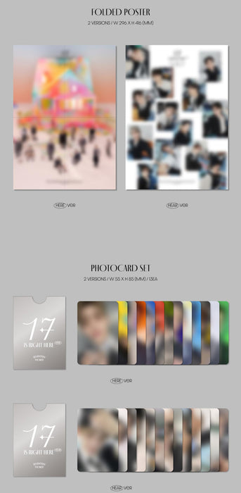 SEVENTEEN BEST ALBUM '17 IS RIGHT HERE' [CD] BOX Style Korea Edition PLD0380 NEW_7