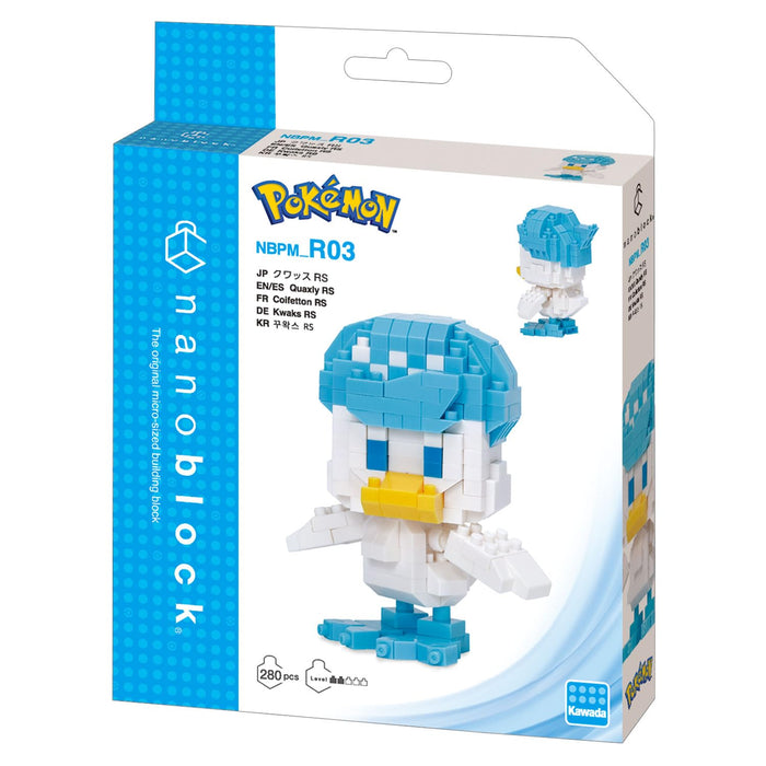 Kawada Pokemon Nanoblock Quaxly RS 280 pcs NBPM_R03 Block Toy Game Character NEW_6