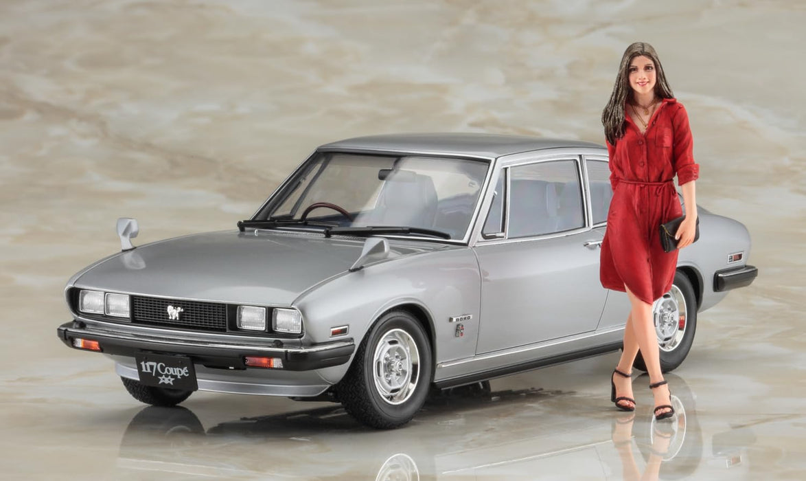 Hasegawa 1/24 ISUZU 117 COUPE Model Kit with Cool Beauty Figure SP604 ‎120116_4