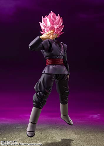 Bandai Spirits S.H.Figuarts Goku Black Super Saiyan Rose 140mm Figure BAS66872_2