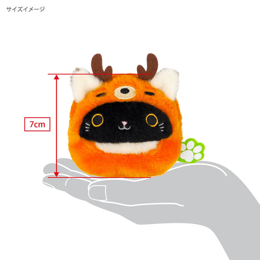 Neko Dango Deer Nara Local Character Mini Plush Doll Sanei Boeki W7.5xD6xH7cm_2