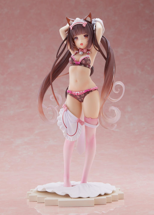 PLUM Neko Para Chocolat Lovely Sweets Time 1/7 scale PVC Painted Figure ‎PF329_2