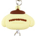 Sanrio Pompompurin Mascot Holder Reel Keychain Face shaped 168718 13x6.4x1.8cm_4