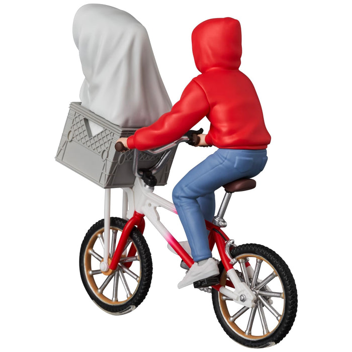 Medicom Toy UDF No.801 E.T. & Elliott w/ Bicycle 90mm non-scale Figure STL326799_2