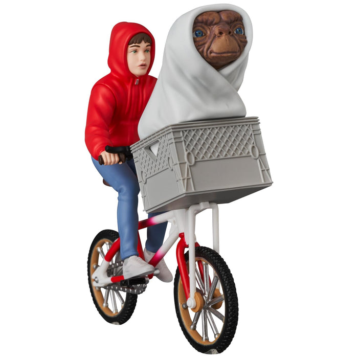 Medicom Toy UDF No.801 E.T. & Elliott w/ Bicycle 90mm non-scale Figure STL326799_3