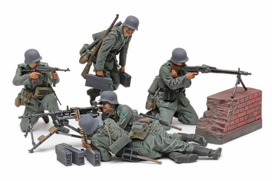 TAMIYA 1/35 No.386 GERMAN MACHINE GUN TEAM MID-WWII Plastic Model Kit 35386 NEW_2