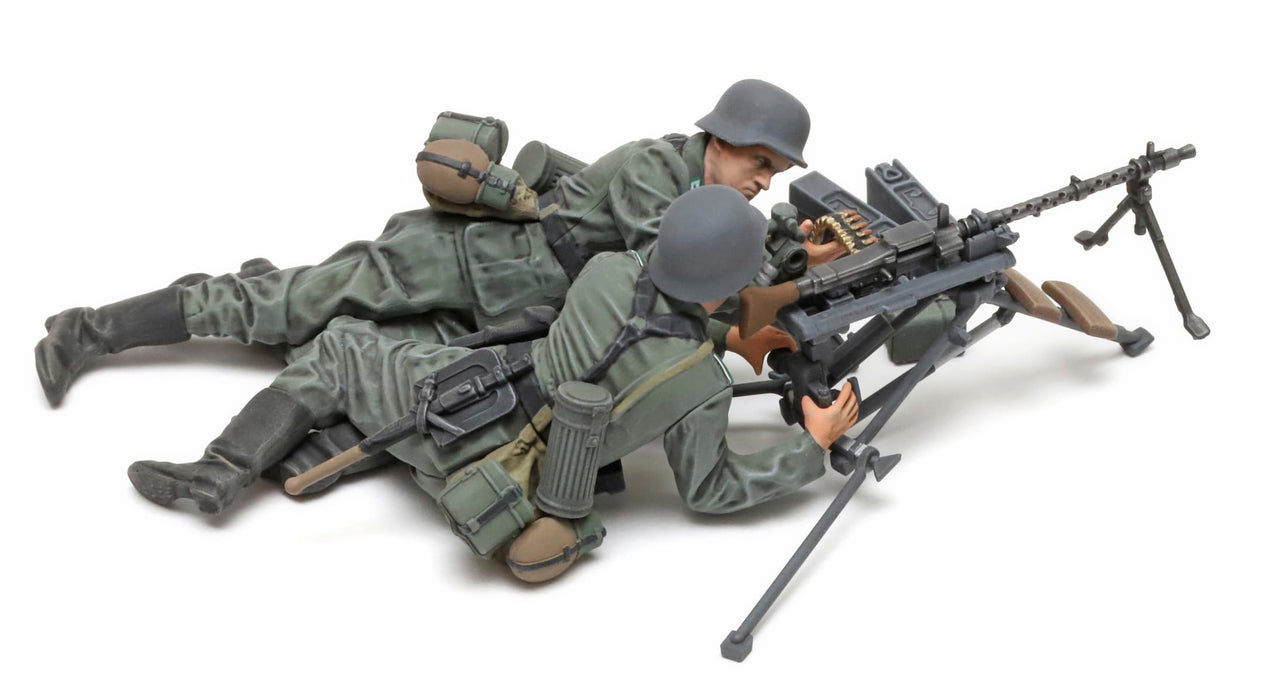 TAMIYA 1/35 No.386 GERMAN MACHINE GUN TEAM MID-WWII Plastic Model Kit 35386 NEW_3