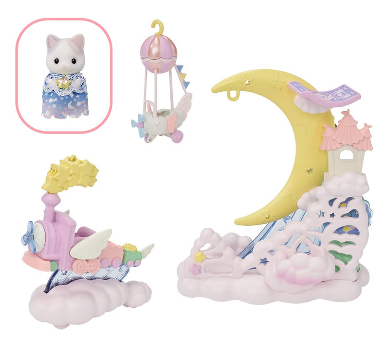 EPOCH Sylvanian Families Moonlight Parade Set in the Sky Amusement park F-39 NEW_3