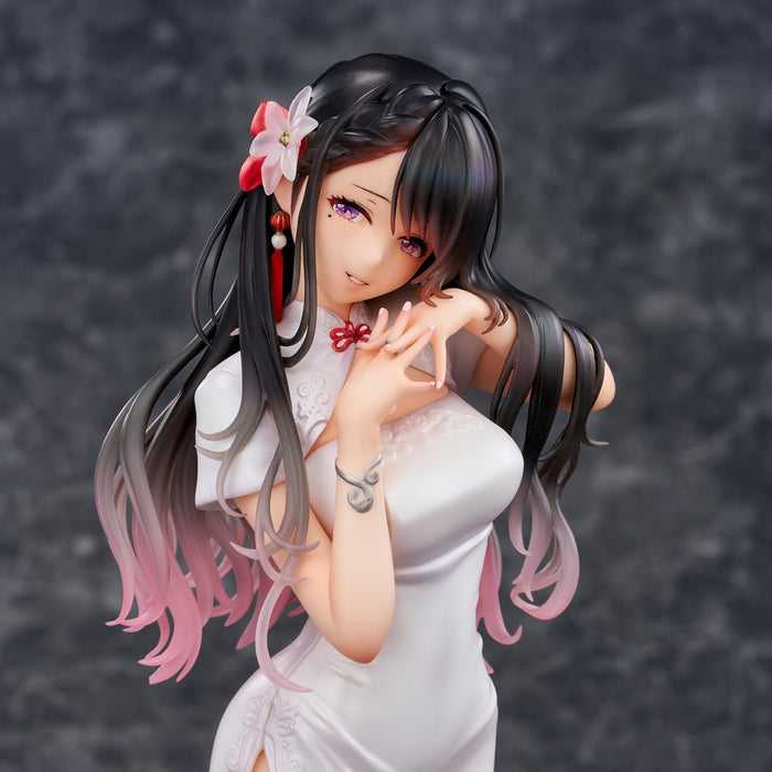 Union Creative Mai Okuma Illustration Healing White Chinese Dress Lady Figure_2
