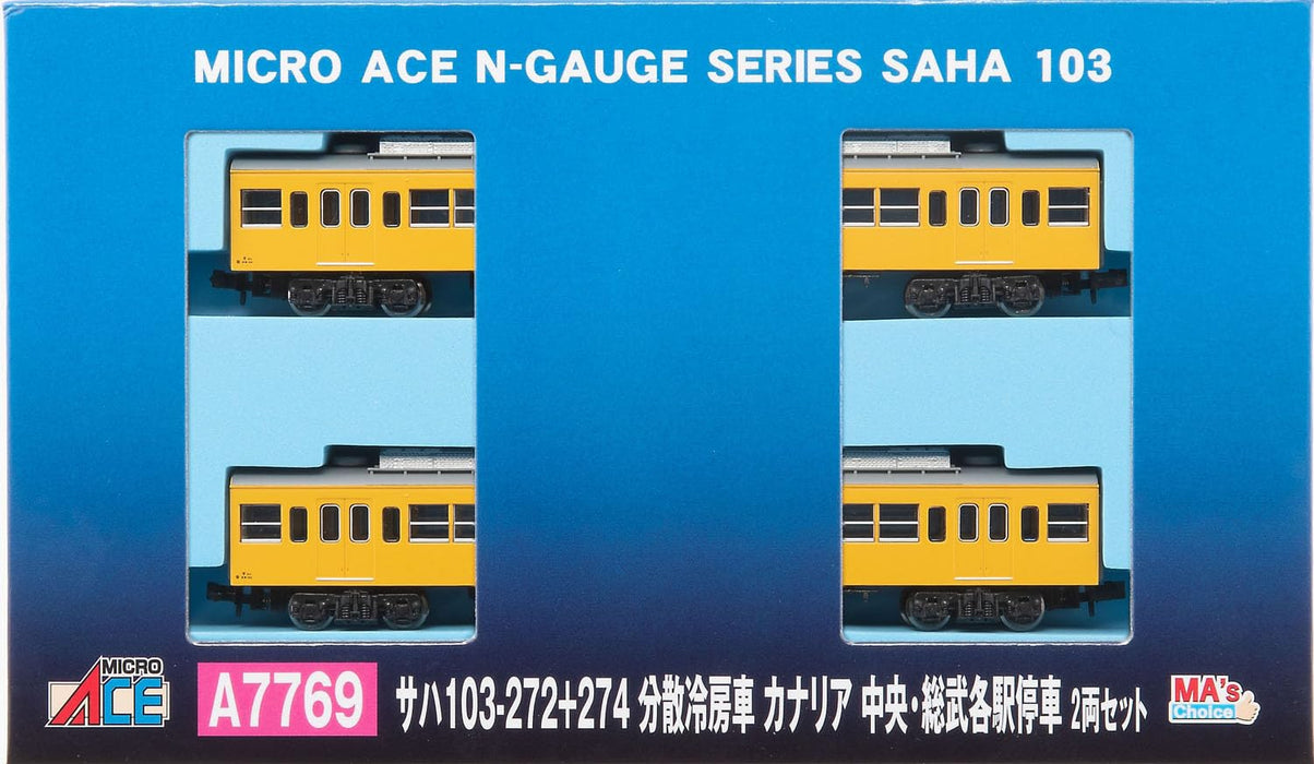 Micro Ace N Gauge MA's Choice Saha 103-272+274 Distributed Cooling Car A7769 NEW_1