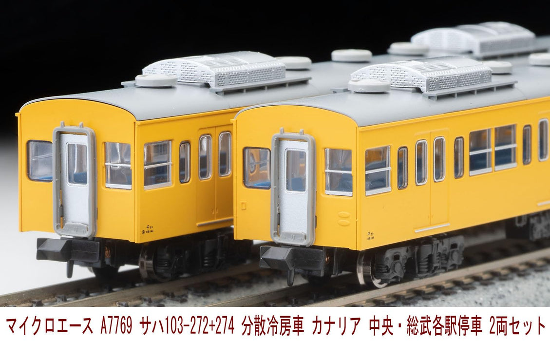 Micro Ace N Gauge MA's Choice Saha 103-272+274 Distributed Cooling Car A7769 NEW_3