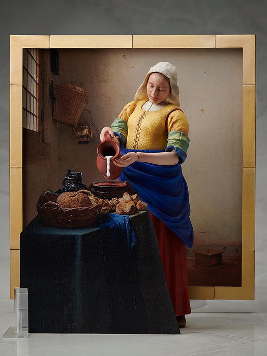 Freeing figma SP-165 The Table Museum The Milkmaid by Vermeer Plastic Figure NEW_2