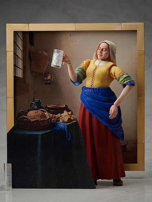 Freeing figma SP-165 The Table Museum The Milkmaid by Vermeer Plastic Figure NEW_4
